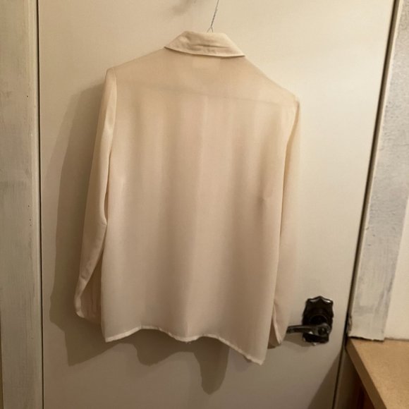 RACHAEL size 8 cream blouse - Picture 4 of 4